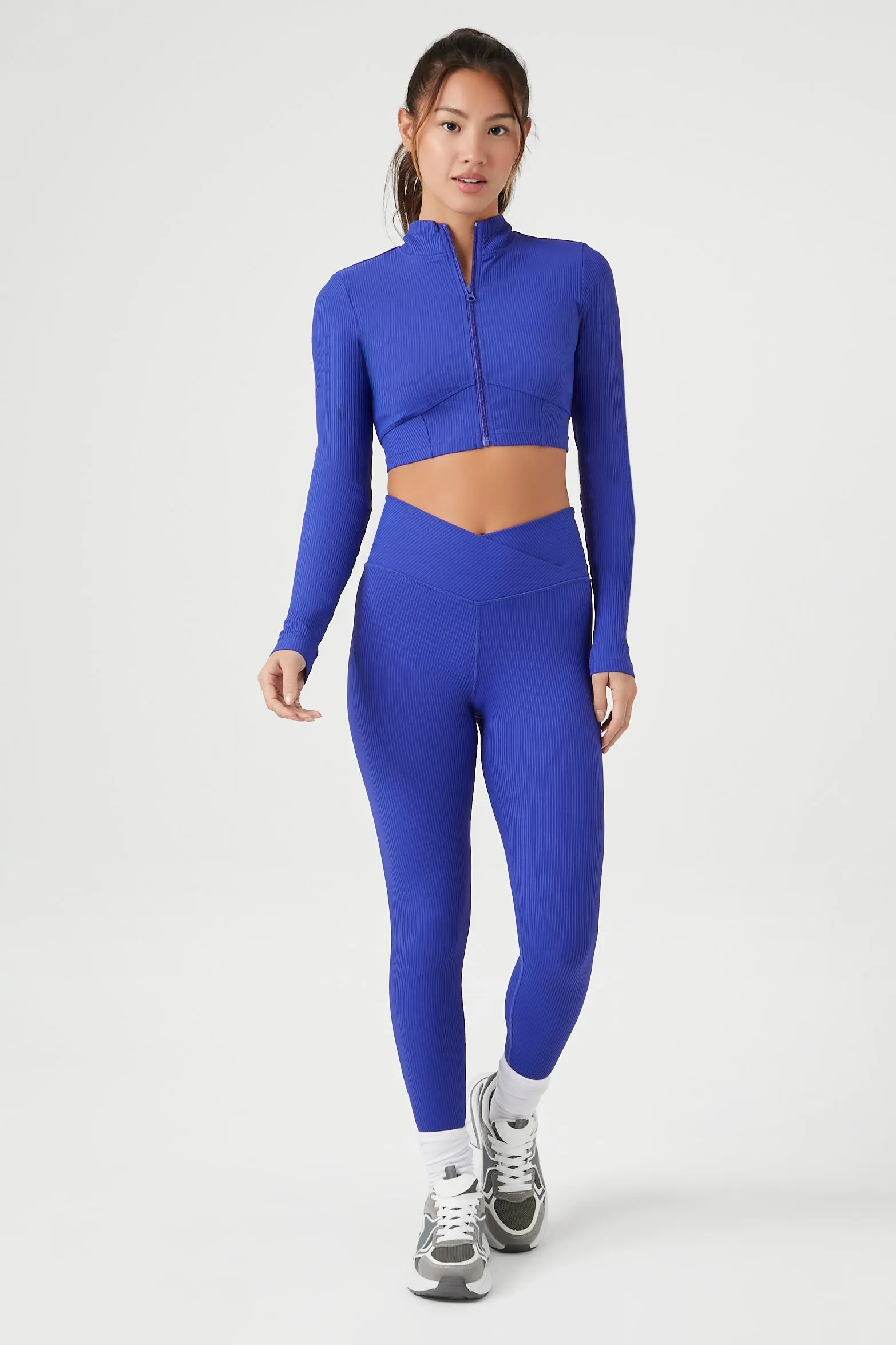 Active Ribbed Surplice Leggings