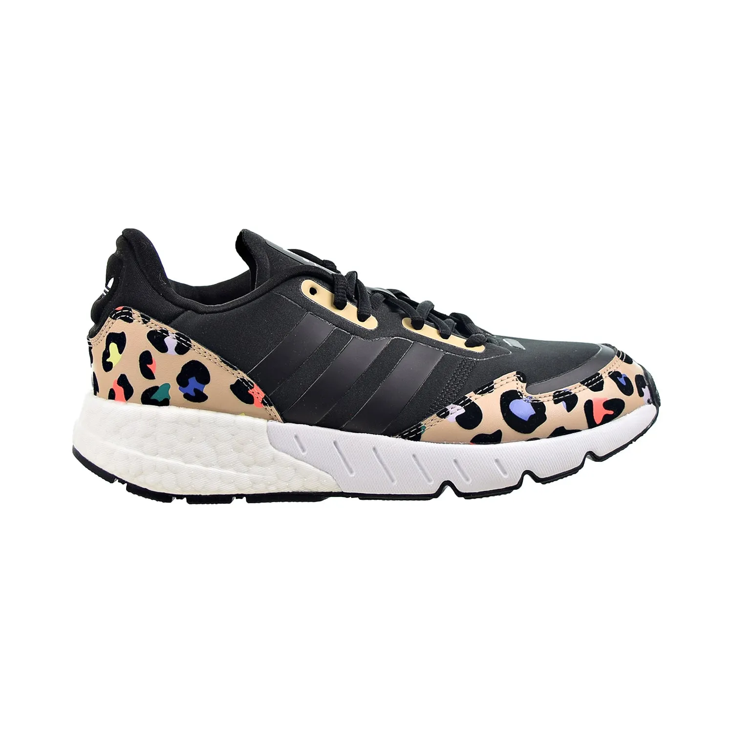 Adidas ZX 1K Boost "Leopard Print" Women's Shoes Core Black-Pale Nude