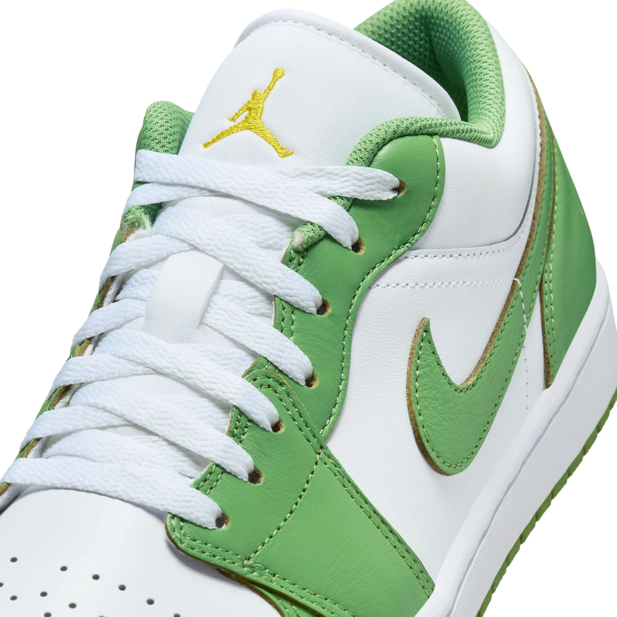 Air Jordan 1 Low SE (White/Chlorophyl/Lightening)