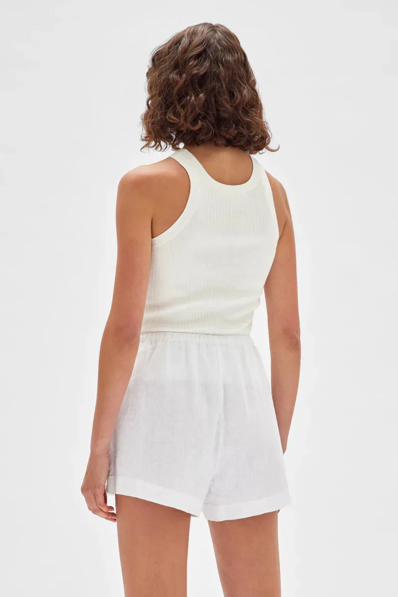 Alma Knit Tank - Antique White