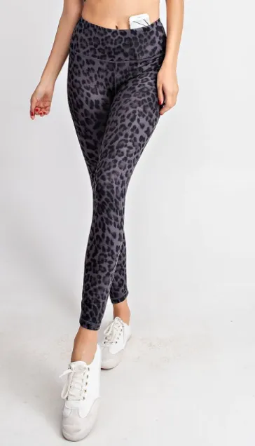 Animal Print Black Super Soft Leggings