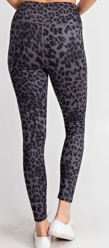 Animal Print Black Super Soft Leggings