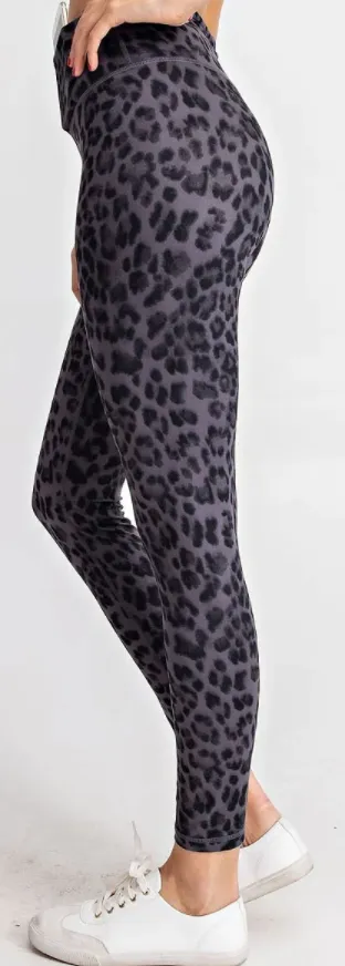 Animal Print Black Super Soft Leggings