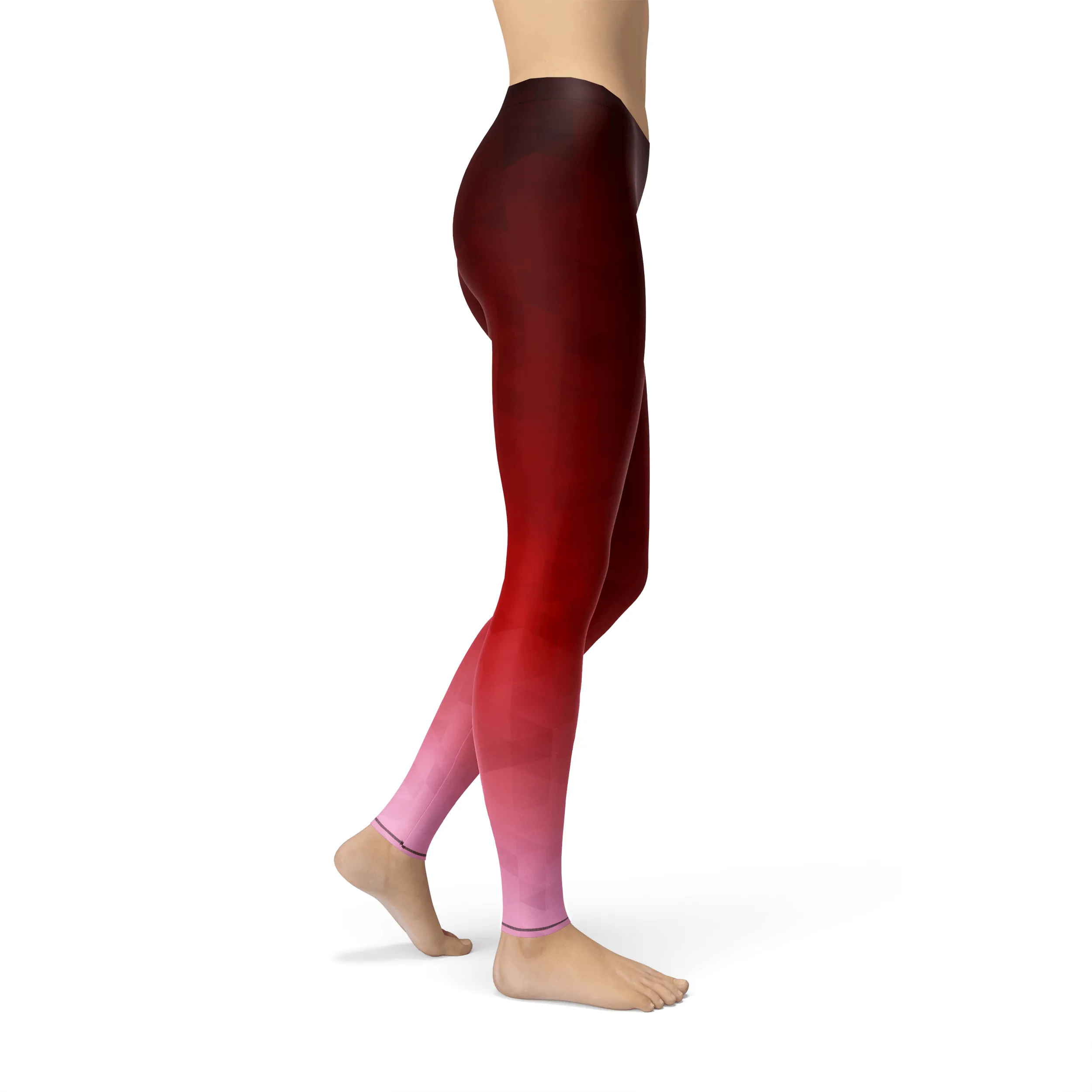 Avery Crimson Triangles Leggings