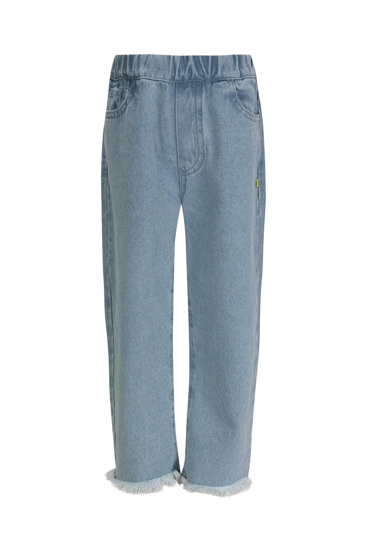 BLUE DENIM BAGGY TROUSERS