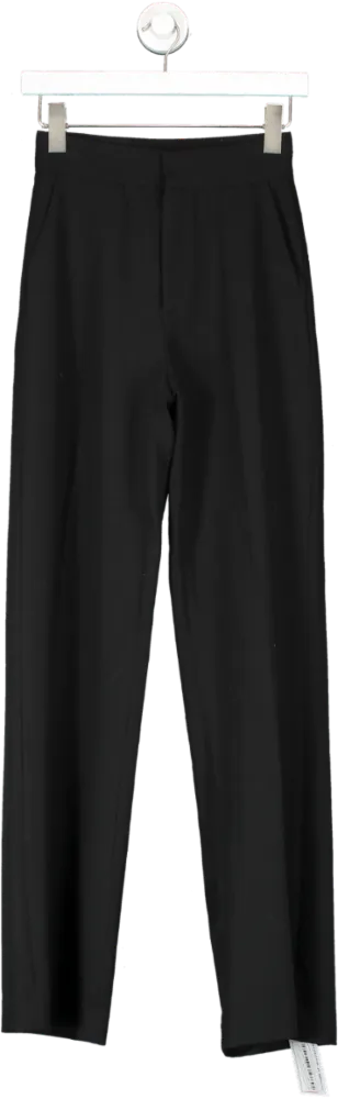 BOA Black Formal Straight Leg Trousers UK XS