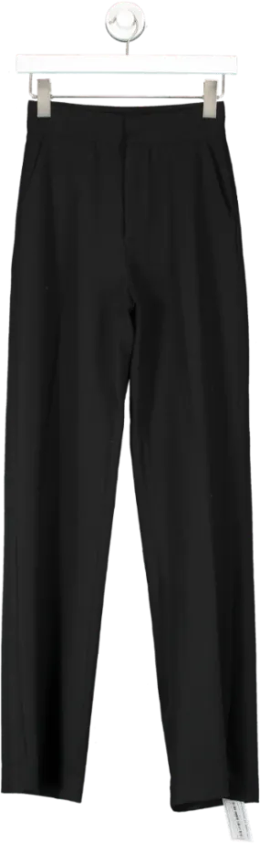 BOA Black Formal Straight Leg Trousers UK XS