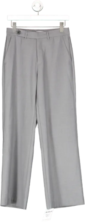 BOA Grey Longline Dad Trousers UK XS