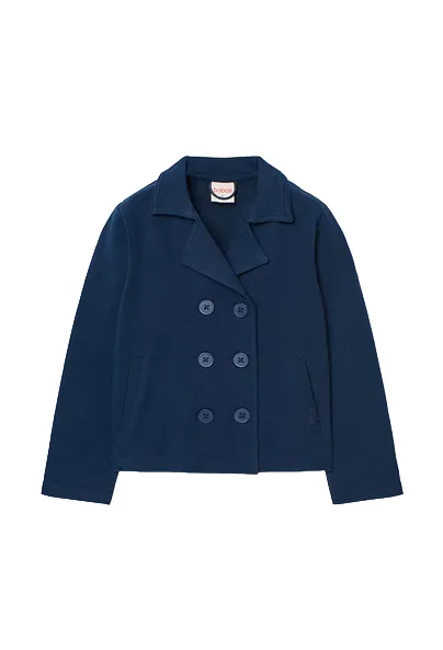 Boboli Girl's sweatshirt jacket 438218 2440 navy blue