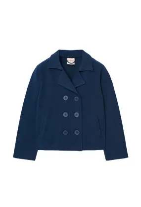 Boboli Girl's sweatshirt jacket 438218 2440 navy blue