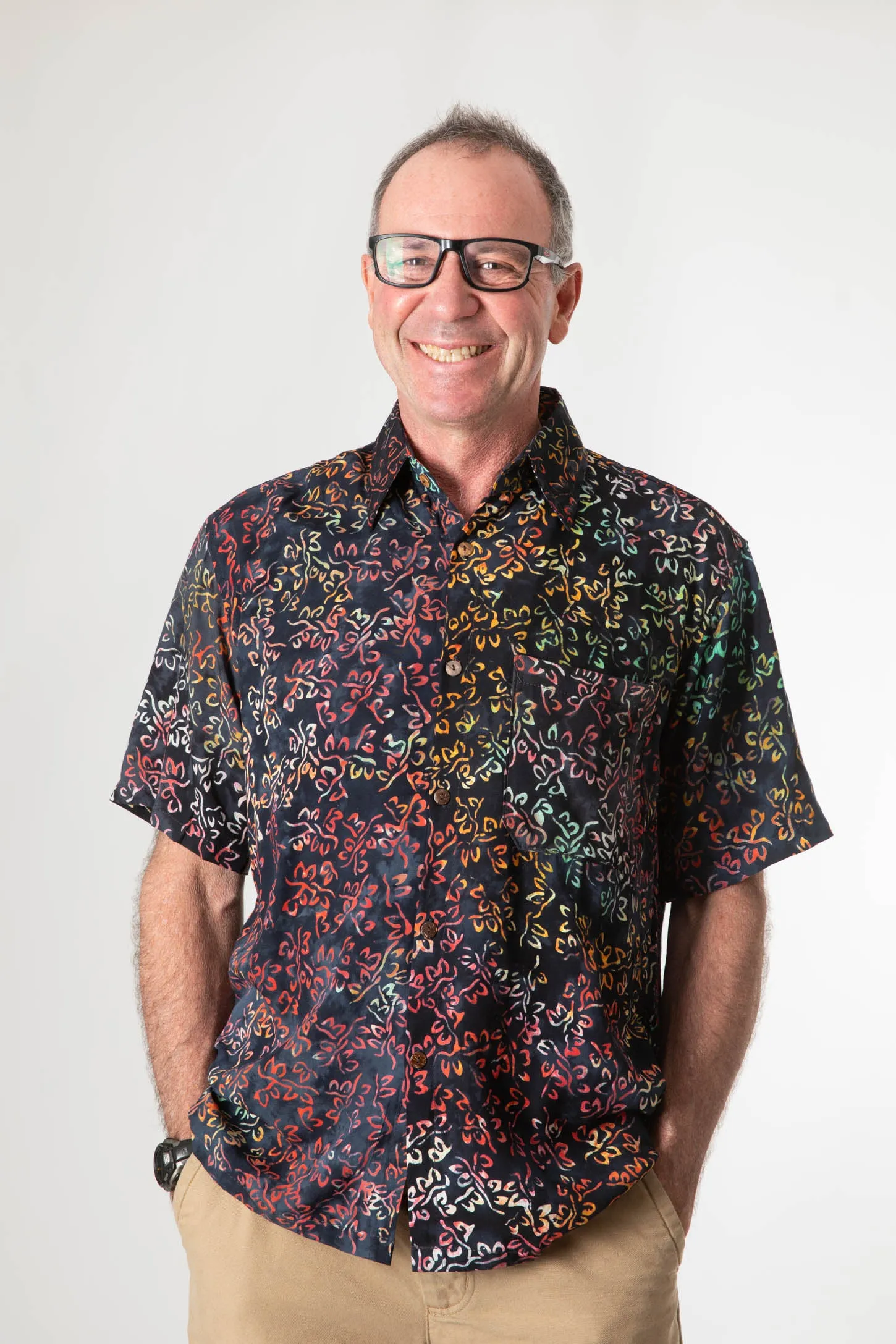 Brahma Button-Up Batik Shirt