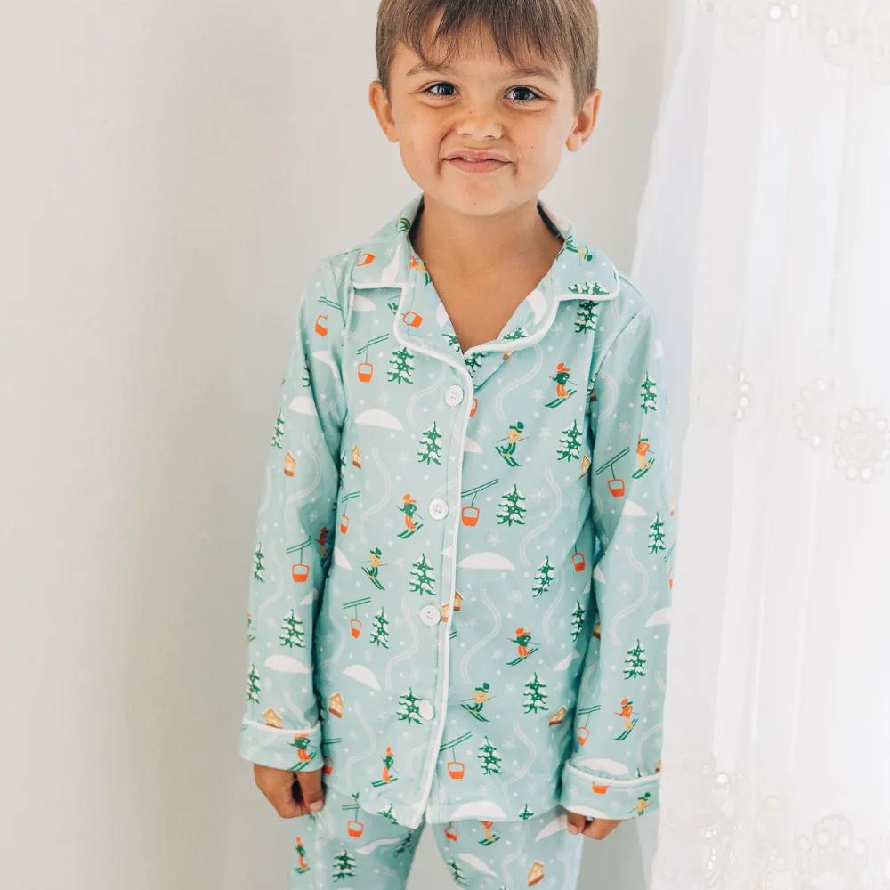 Button Down PJs - Ski Chalet