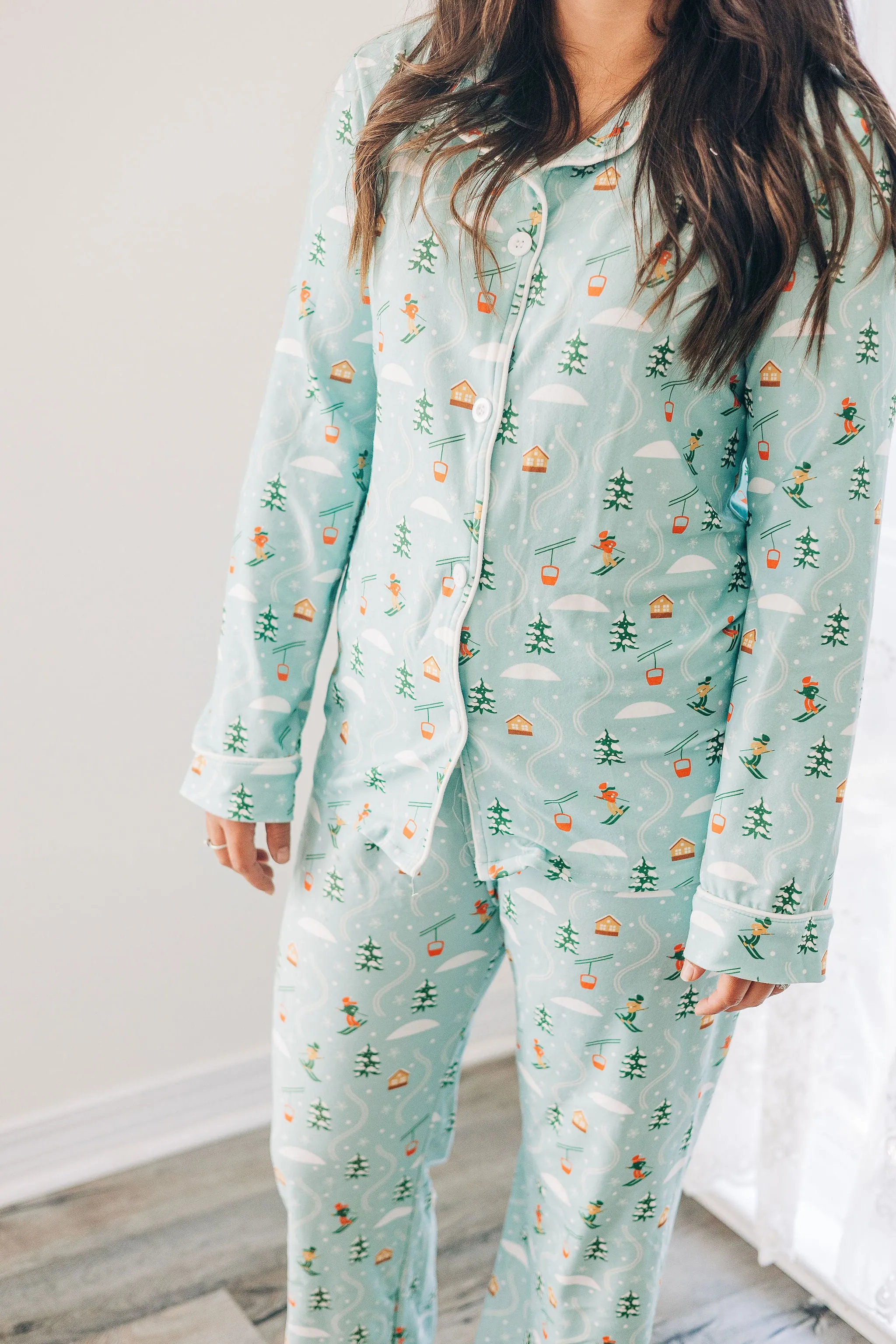 Button Down PJs - Ski Chalet