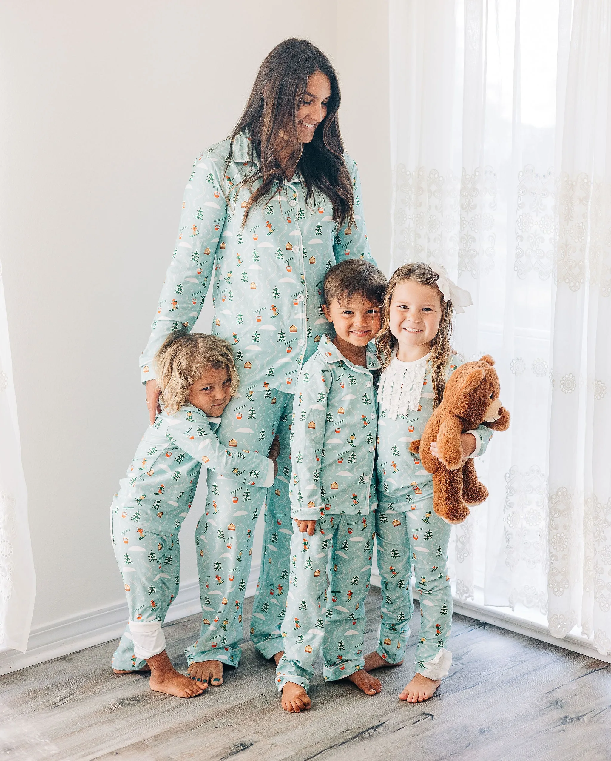 Button Down PJs - Ski Chalet