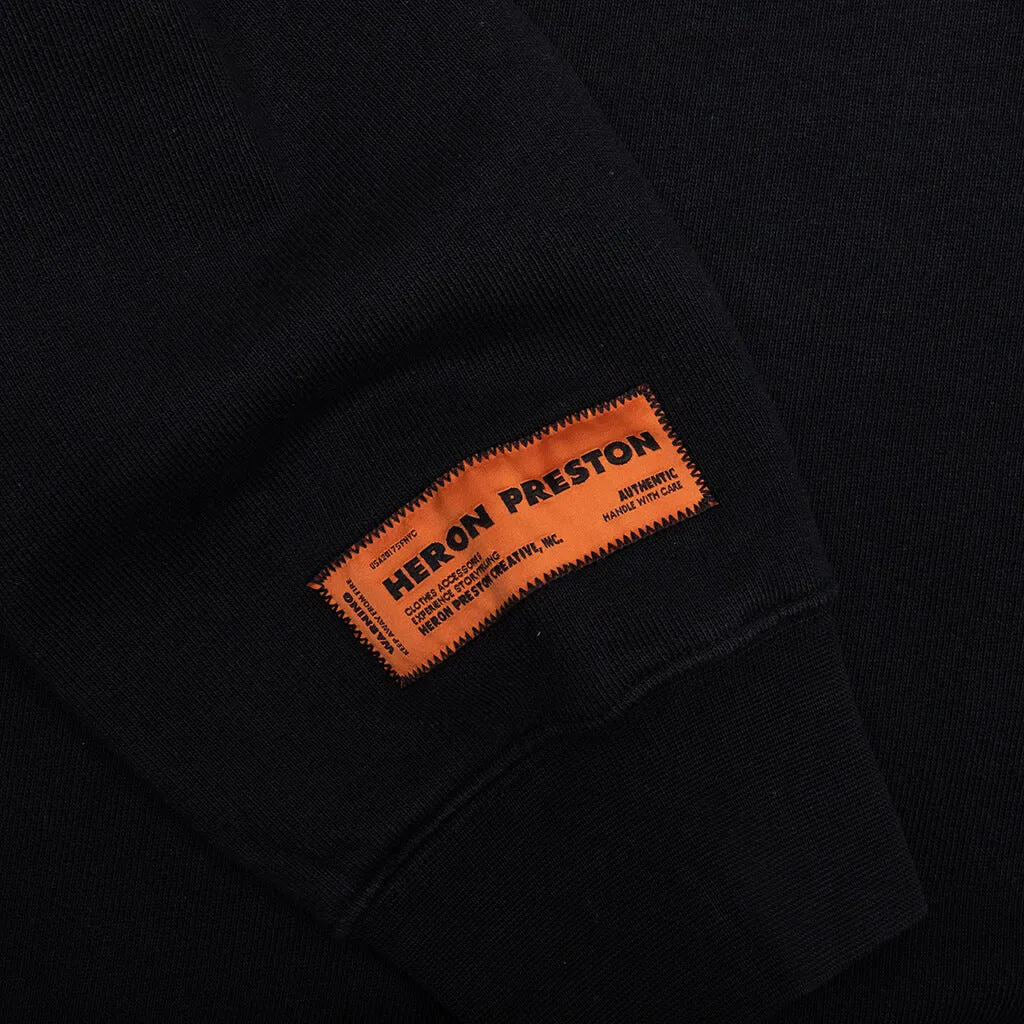 Censored Heron Crewneck - Black/White