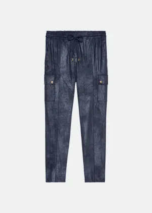 Coated pant with cord - Night Sky