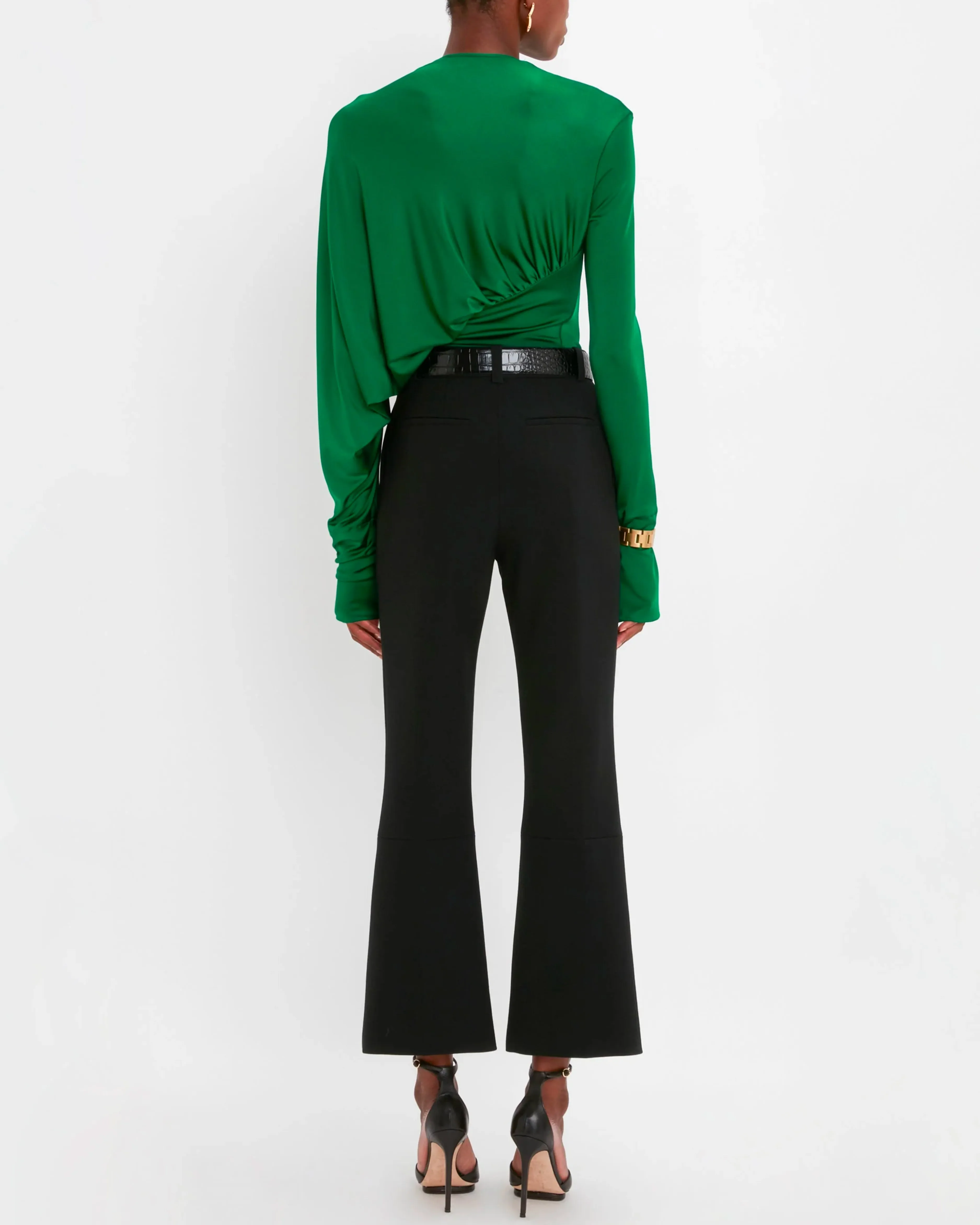 Cropped Kick Trousers