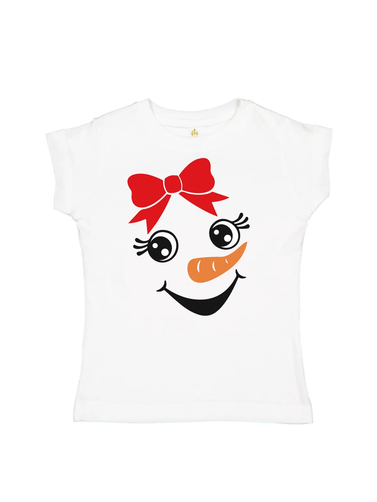 Cute Snow-Woman Kids Shirt