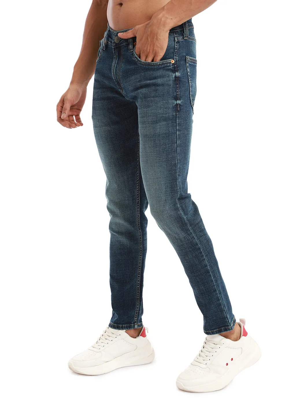 Dusty Blue Slim fit Jeans