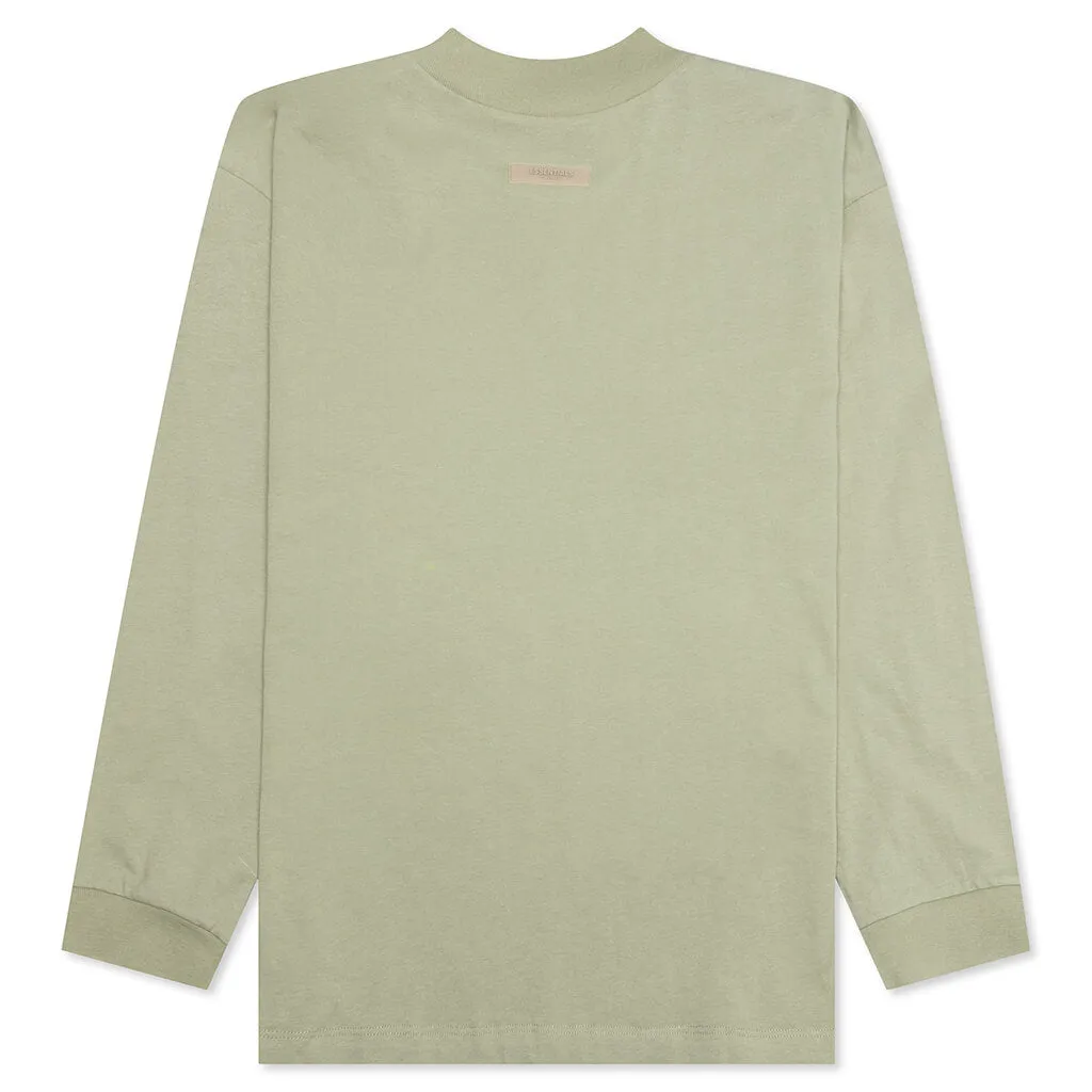 Essentials L/S Tee - Seafoam