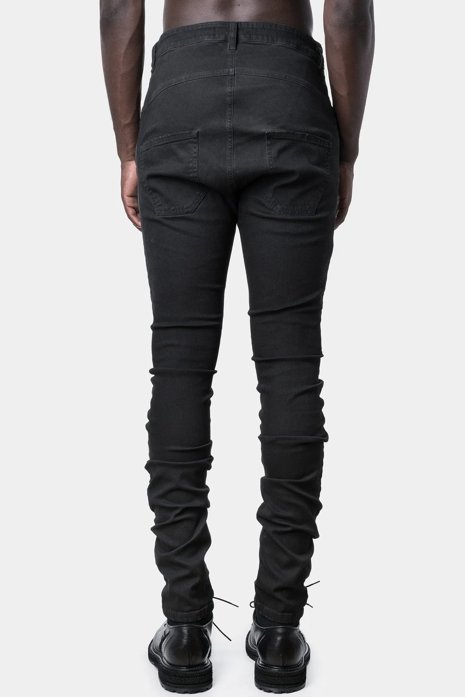 Fade denim pants