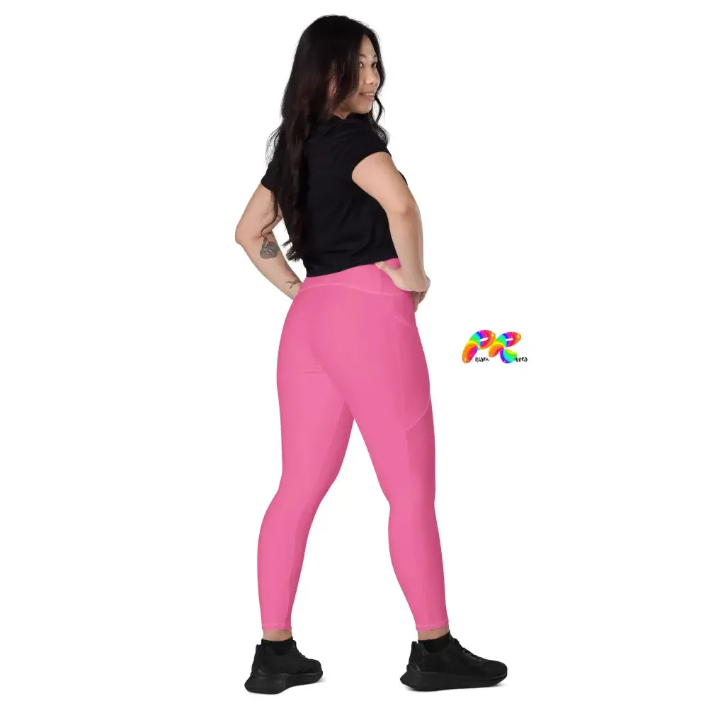 Fuscia Festival Gym Leggings