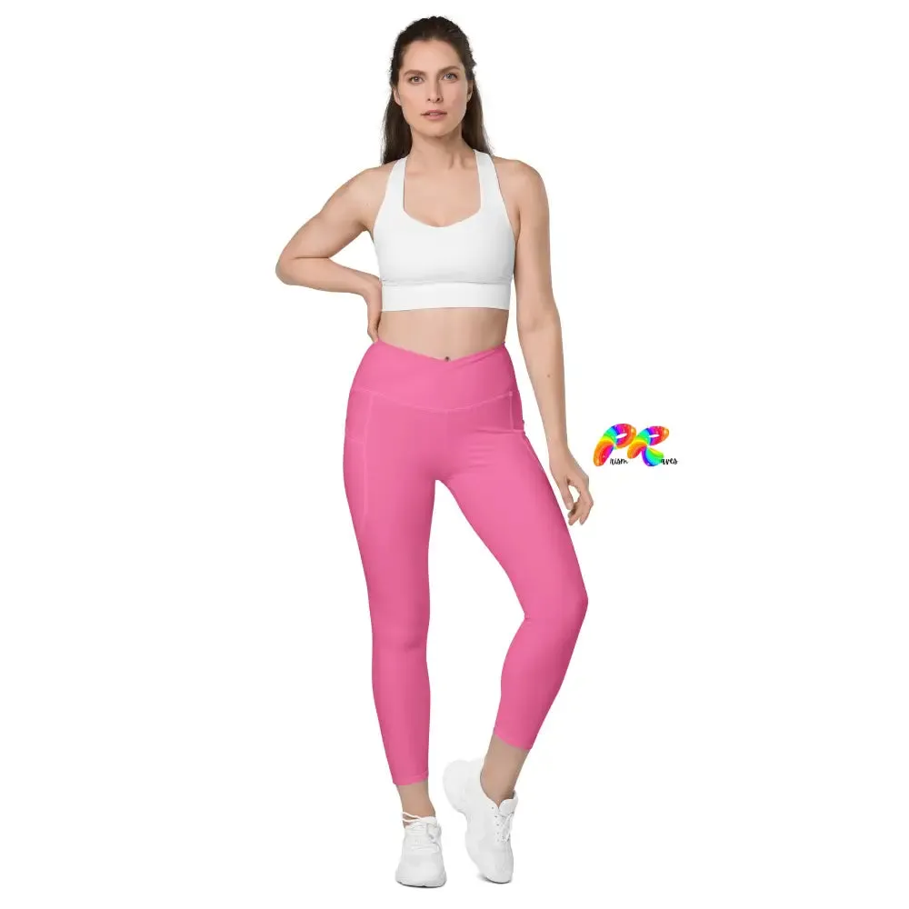 Fuscia Festival Gym Leggings