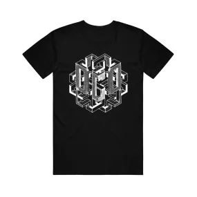 Geometric Black T-Shirt