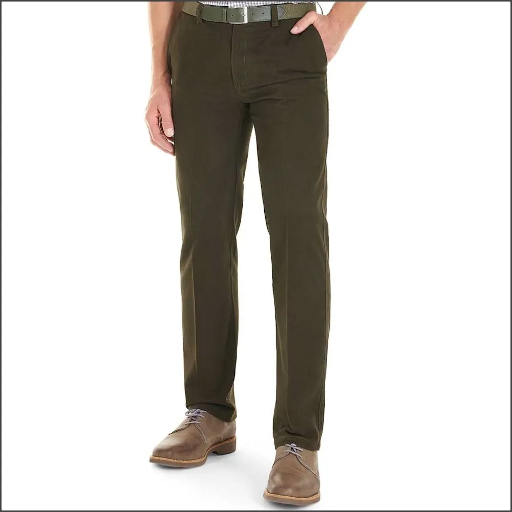 Gurteen Longford Winter Bracken Stretch Cotton Chino.