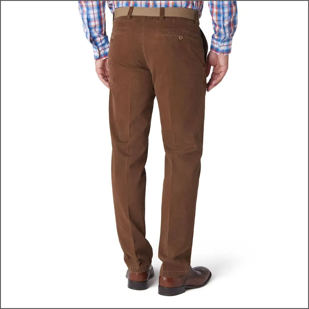 Gurteen Longford Winter Dark Stone Stretch Cotton Chino 