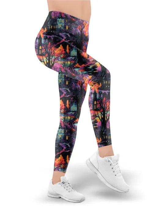 Haunted Nights in Classic Leggings