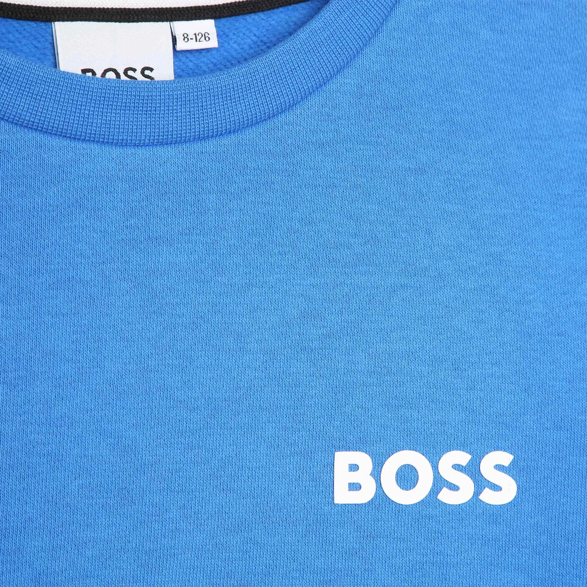 Hugo Boss Boys Blue Sweatshirt_J25Q12-846