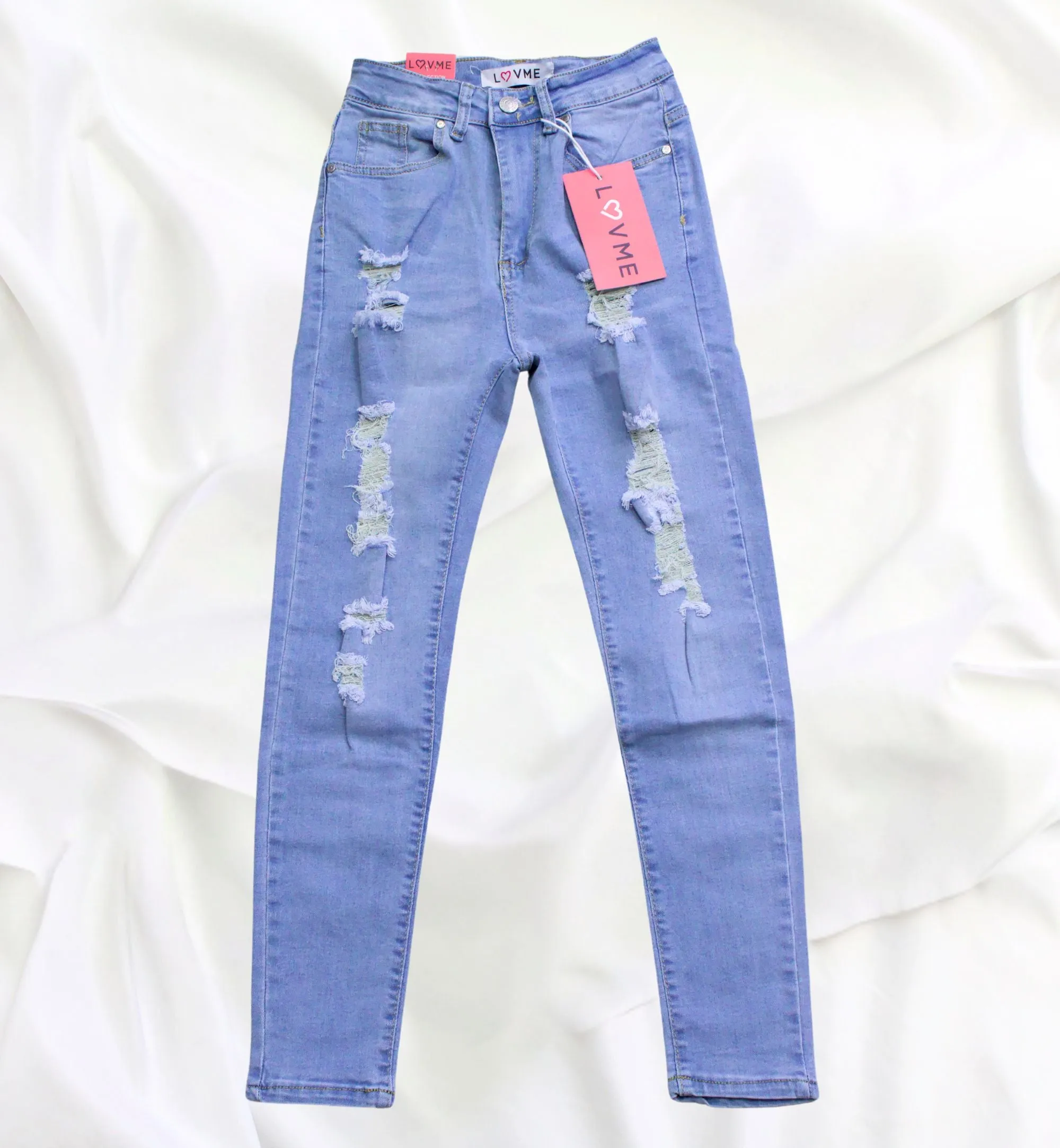 JEANS ESTILO SKINNY CON DESTRUCCIN LV90187