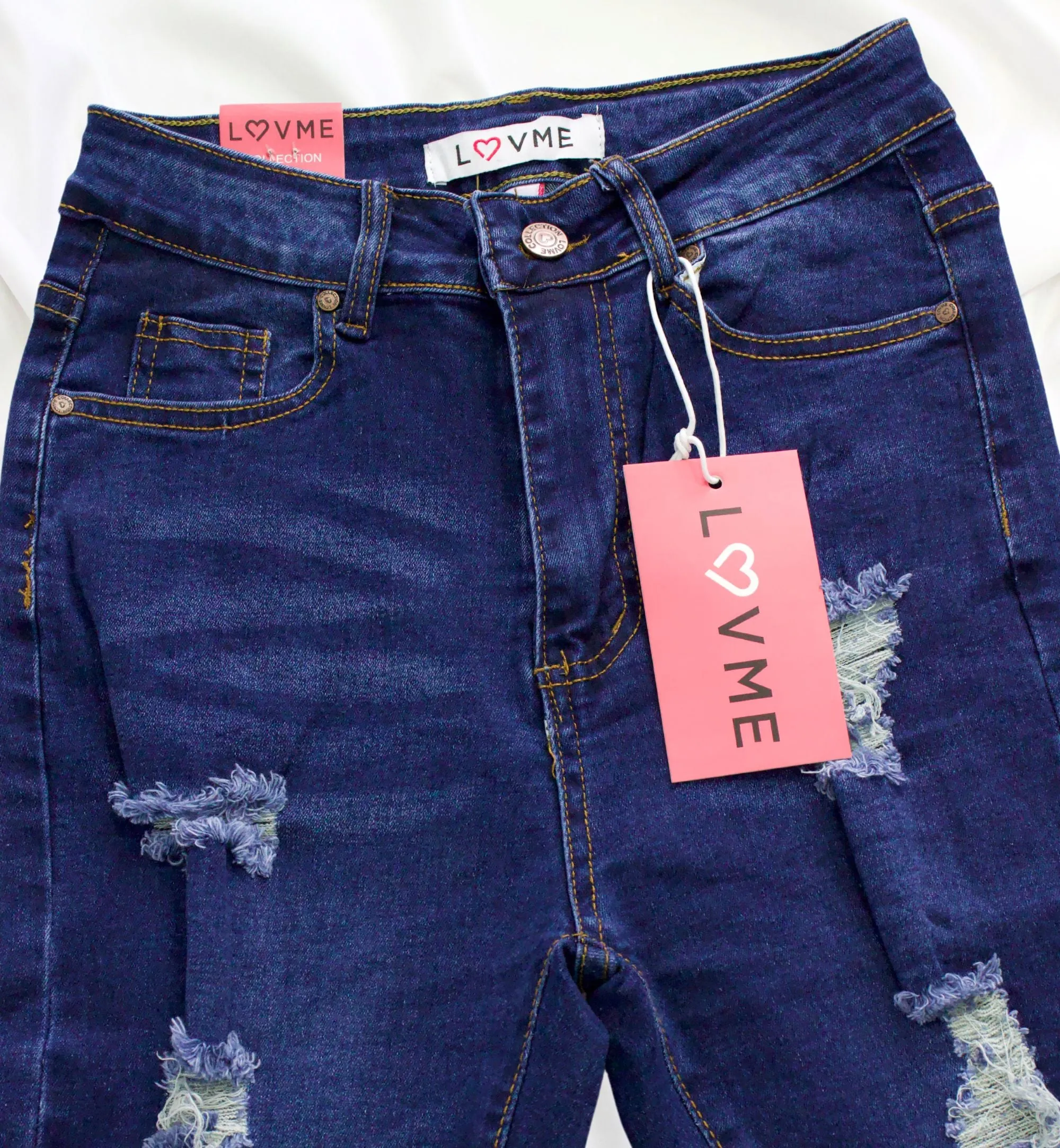 JEANS ESTILO SKINNY CON DESTRUCCIN LV90187