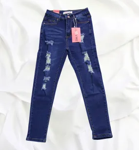 JEANS ESTILO SKINNY CON DESTRUCCIN LV90187