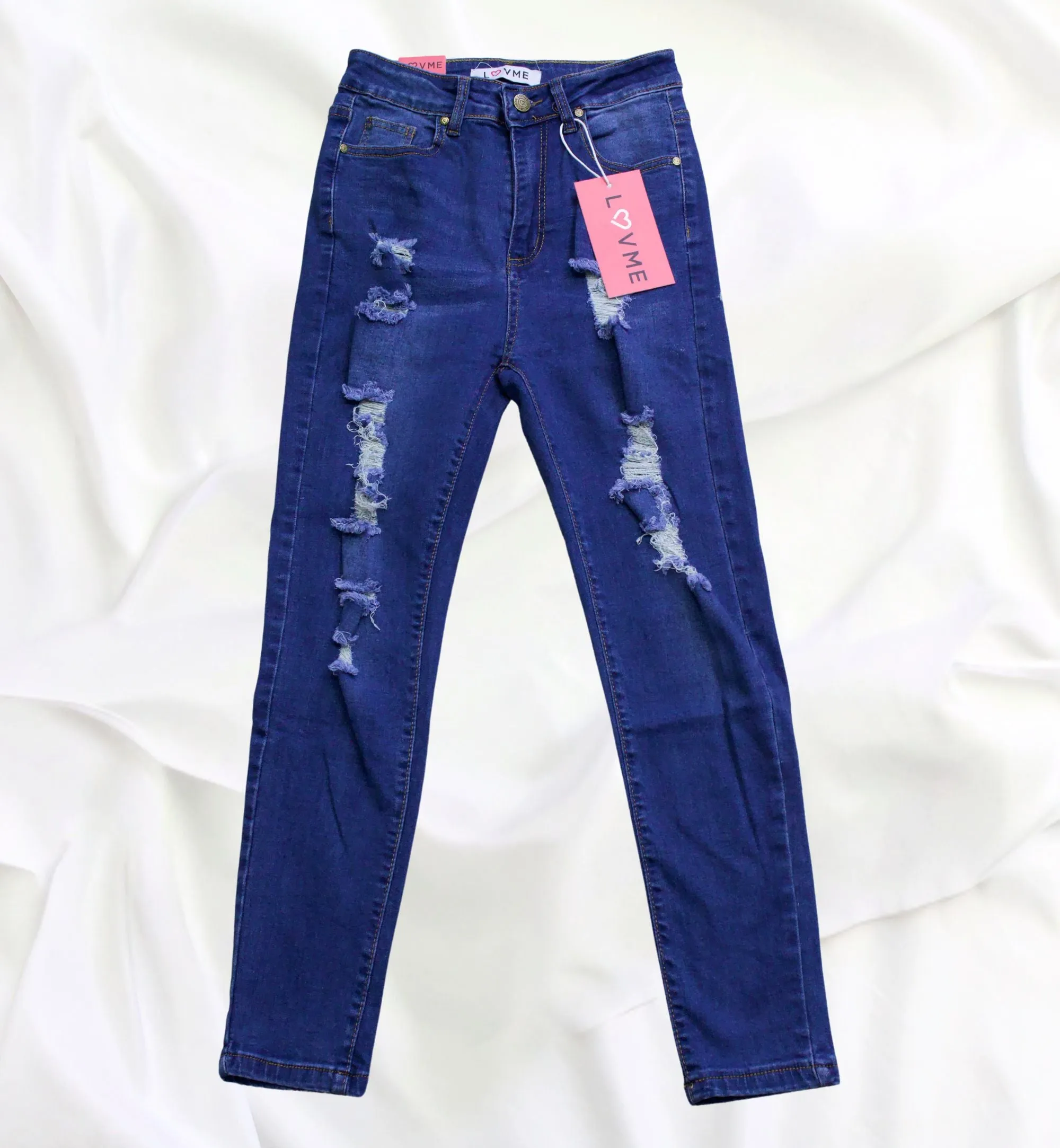 JEANS ESTILO SKINNY CON DESTRUCCIN LV90187