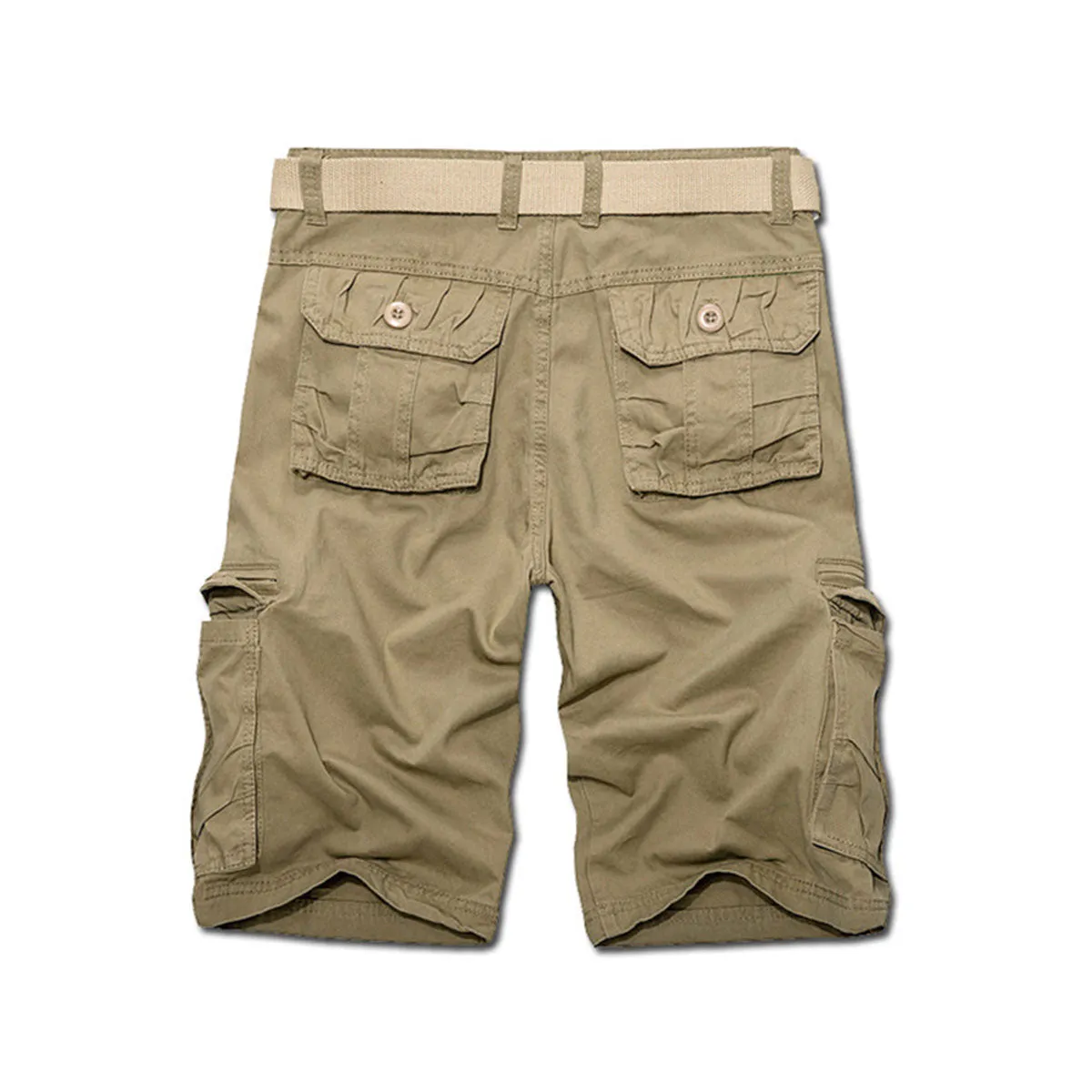 Loose Summer Casual Shorts Khaki