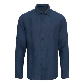 Matinique Linen Shirt Navy