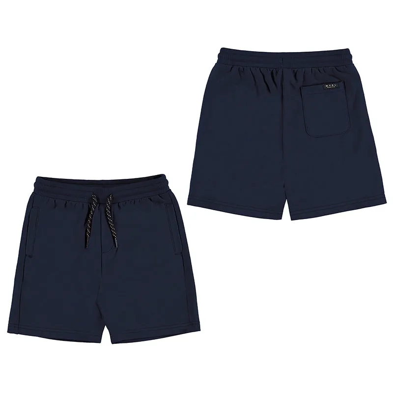 Mayoral Mini Basic Fleece Shorts _Navy 611-80