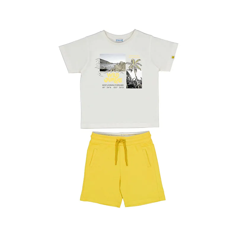 Mayoral Mini T-shirt & Shorts Set_ 3605-11