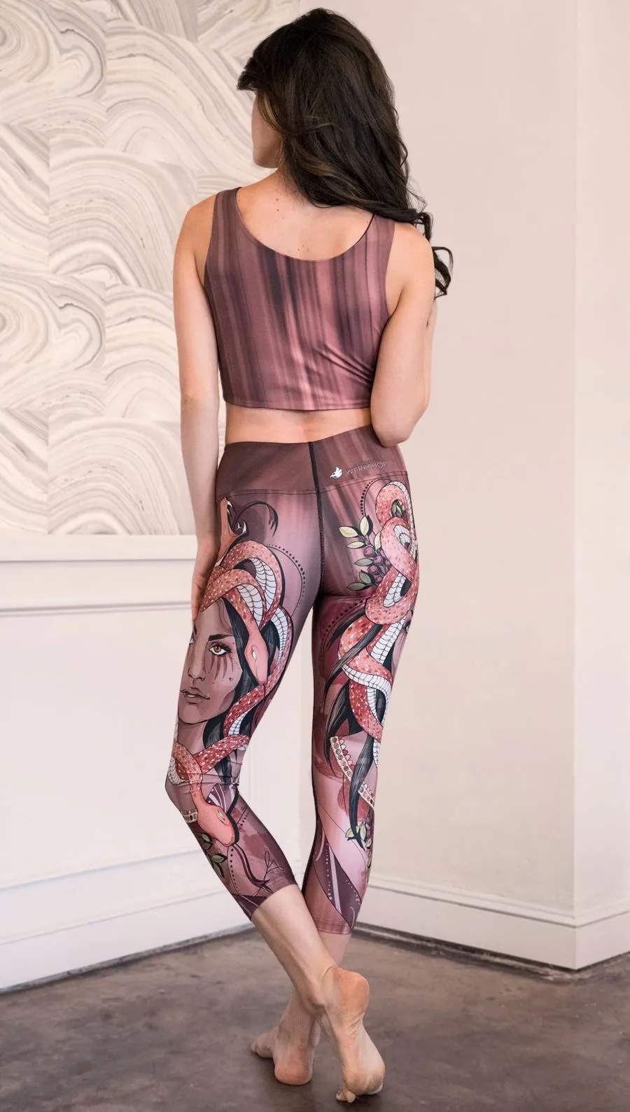 Medusa - Triathlon Capri Leggings