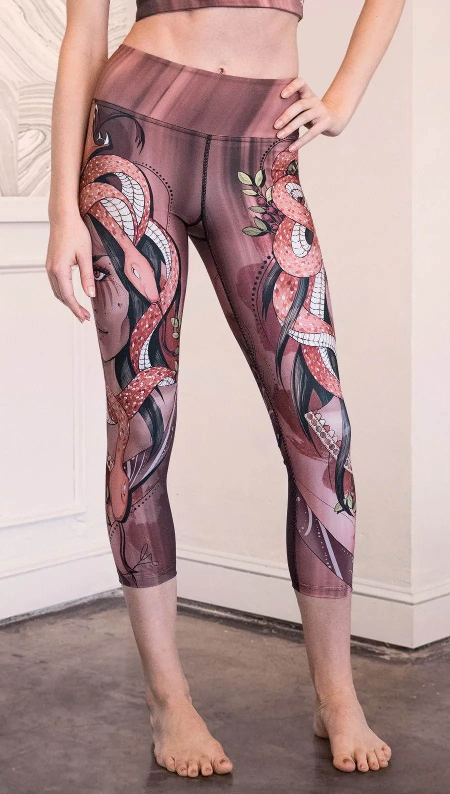 Medusa - Triathlon Capri Leggings