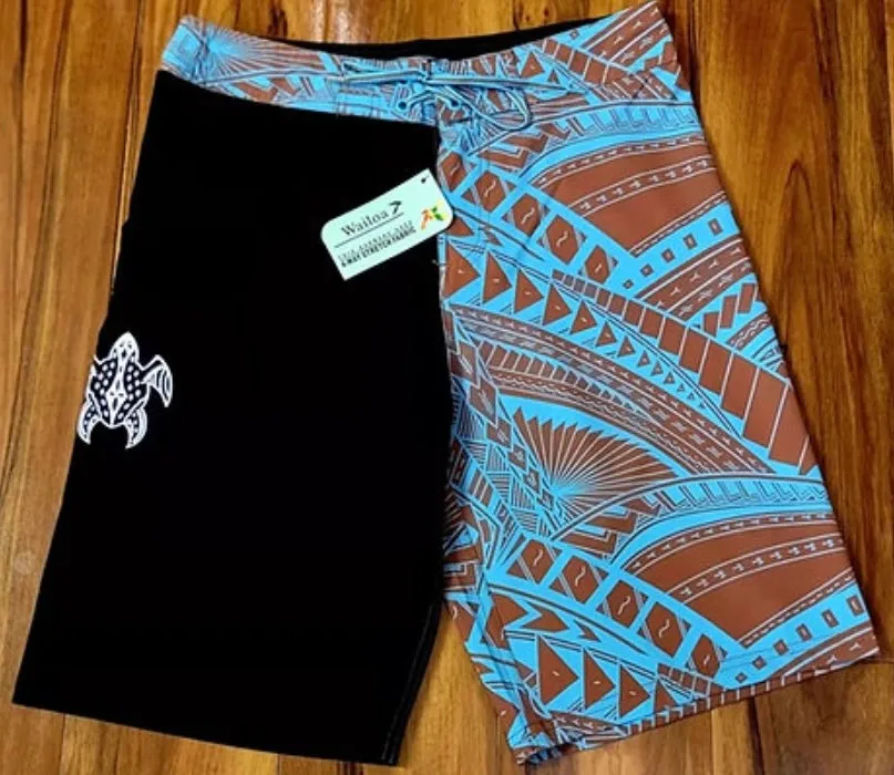 Mens Honu Tribal Board Shorts