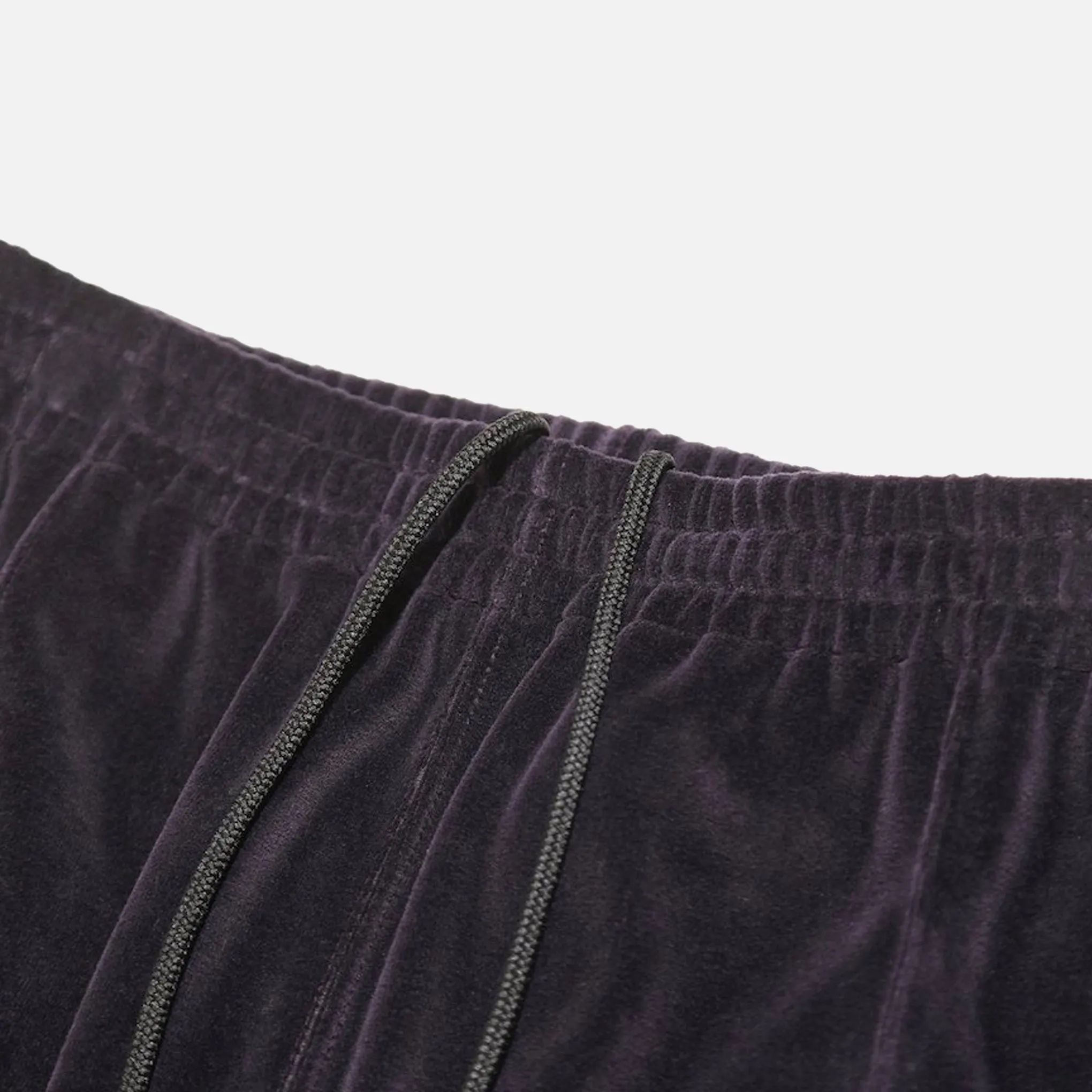 Needles Narrow Track Pant - Eggplant C/Pe Velour