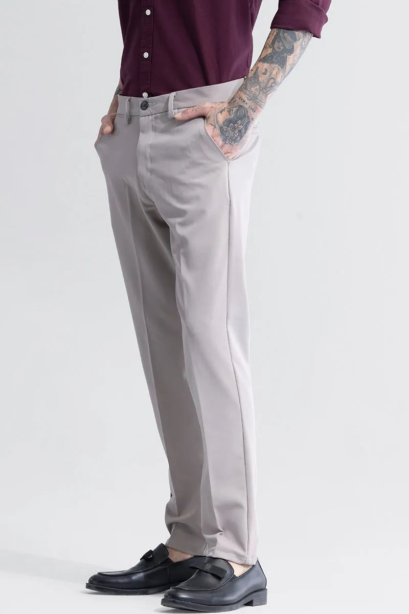 Octave Bone Grey Trousers