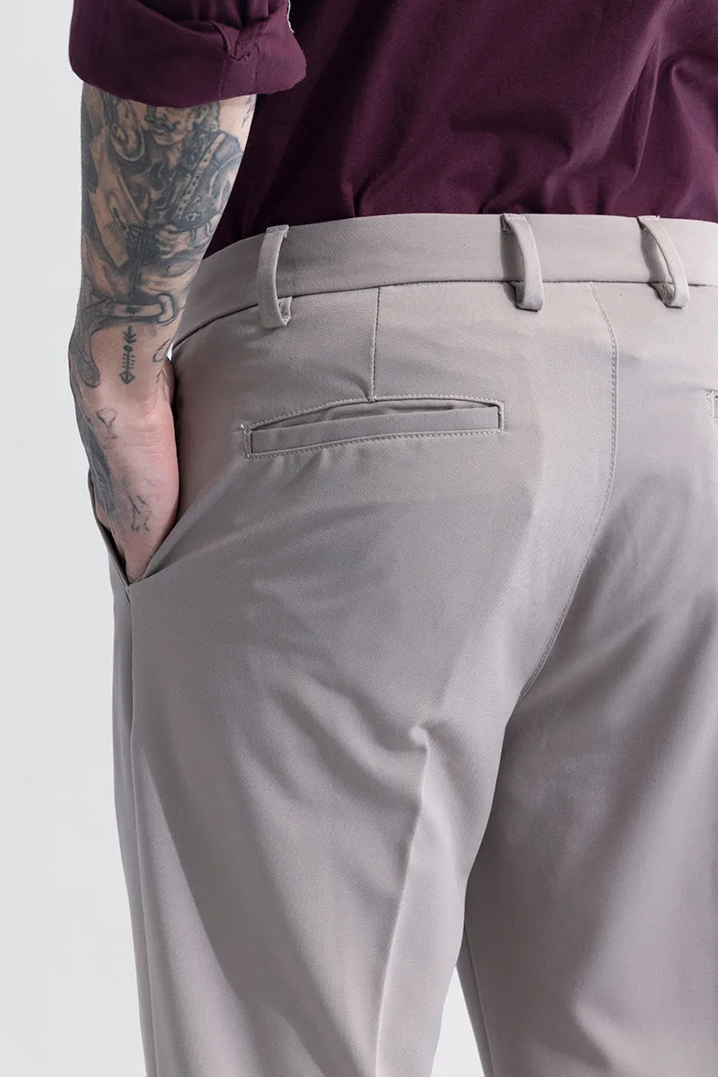 Octave Bone Grey Trousers