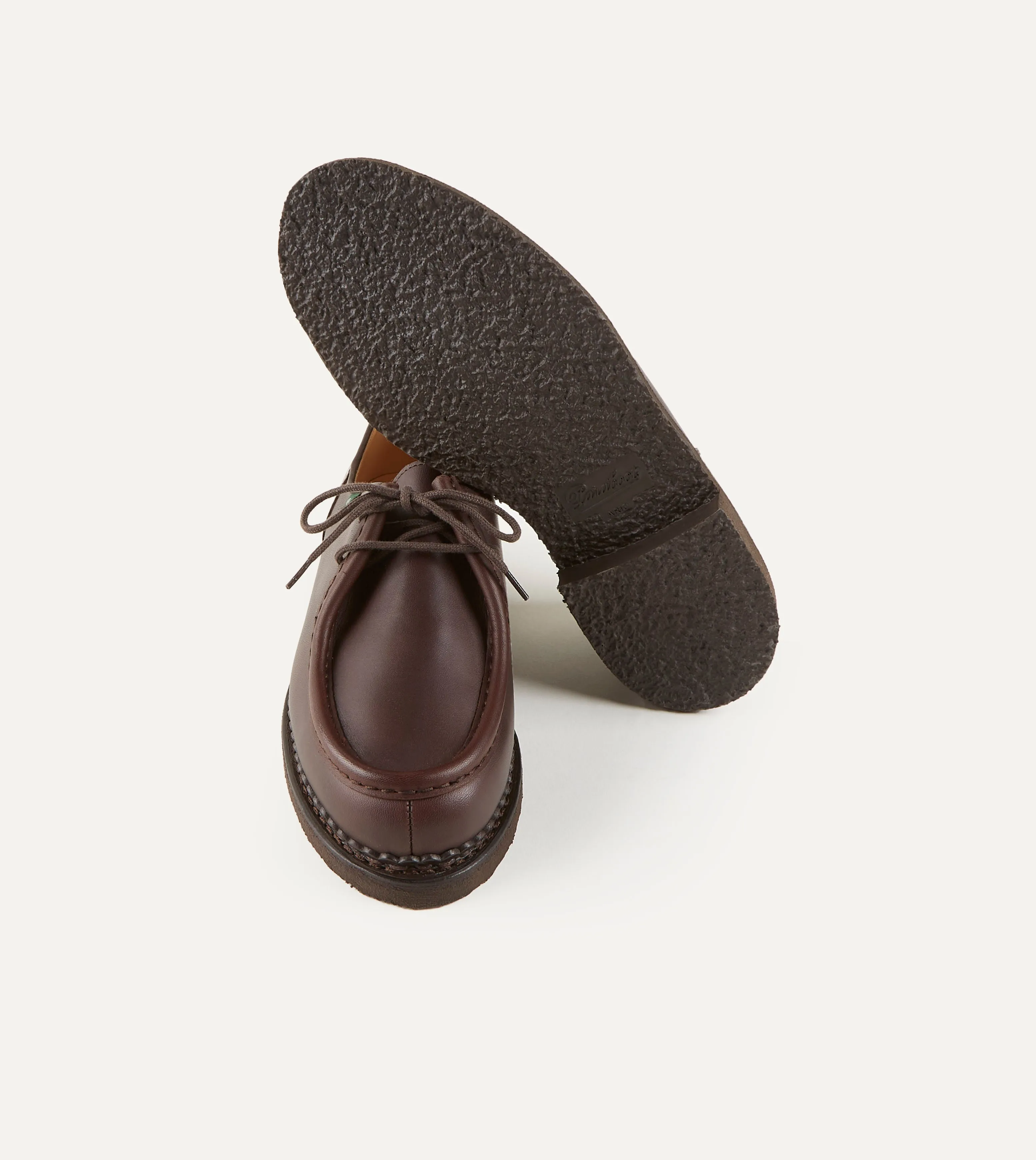 Paraboot Michael Brown Calf Leather Derby Shoe