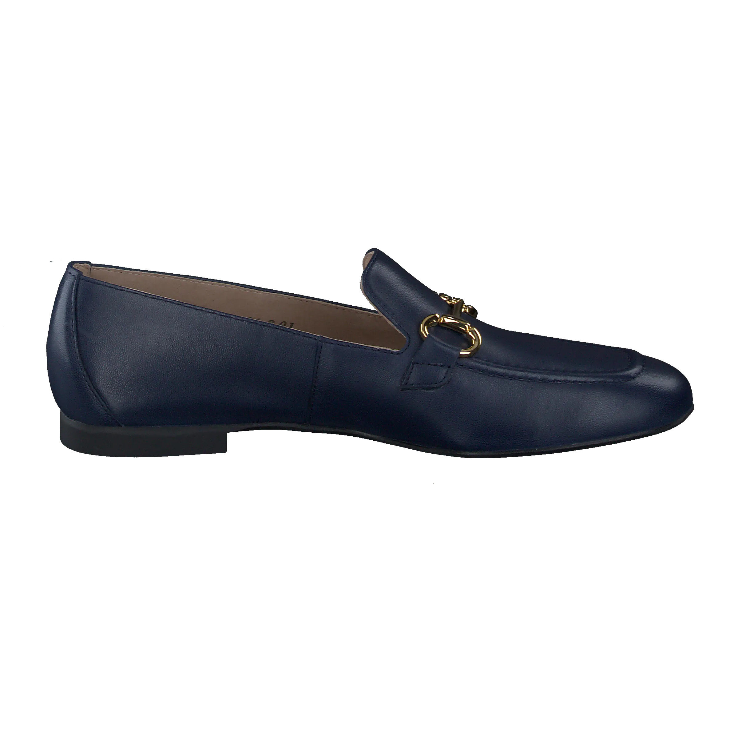 PAUL GREEN Navy Leather Loafer 2596