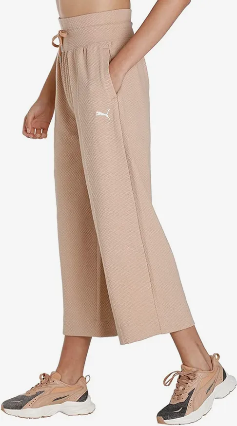 Puma Her Straight women's cigarette sports trousers 673113-89 dusty tan