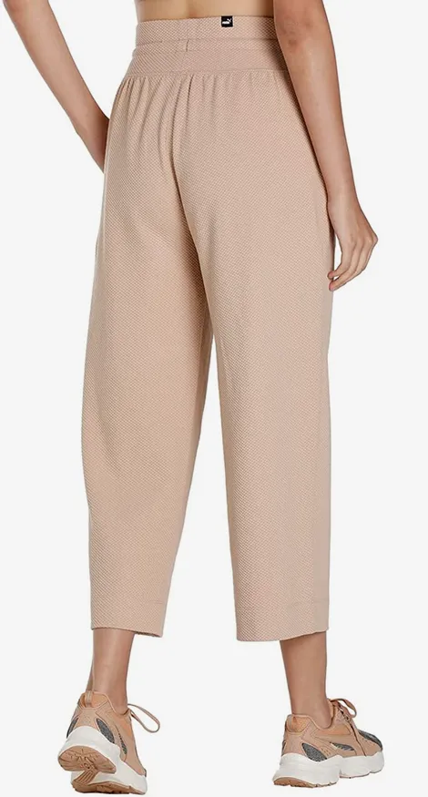 Puma Her Straight women's cigarette sports trousers 673113-89 dusty tan